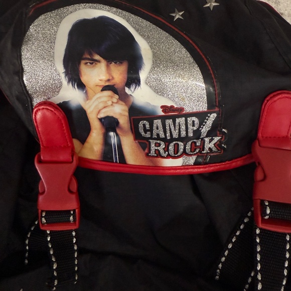 Jonas Brothers Backpack Camp Rock Disney Channel Movie Joe Nick Kevin EUC 2008 main image 5